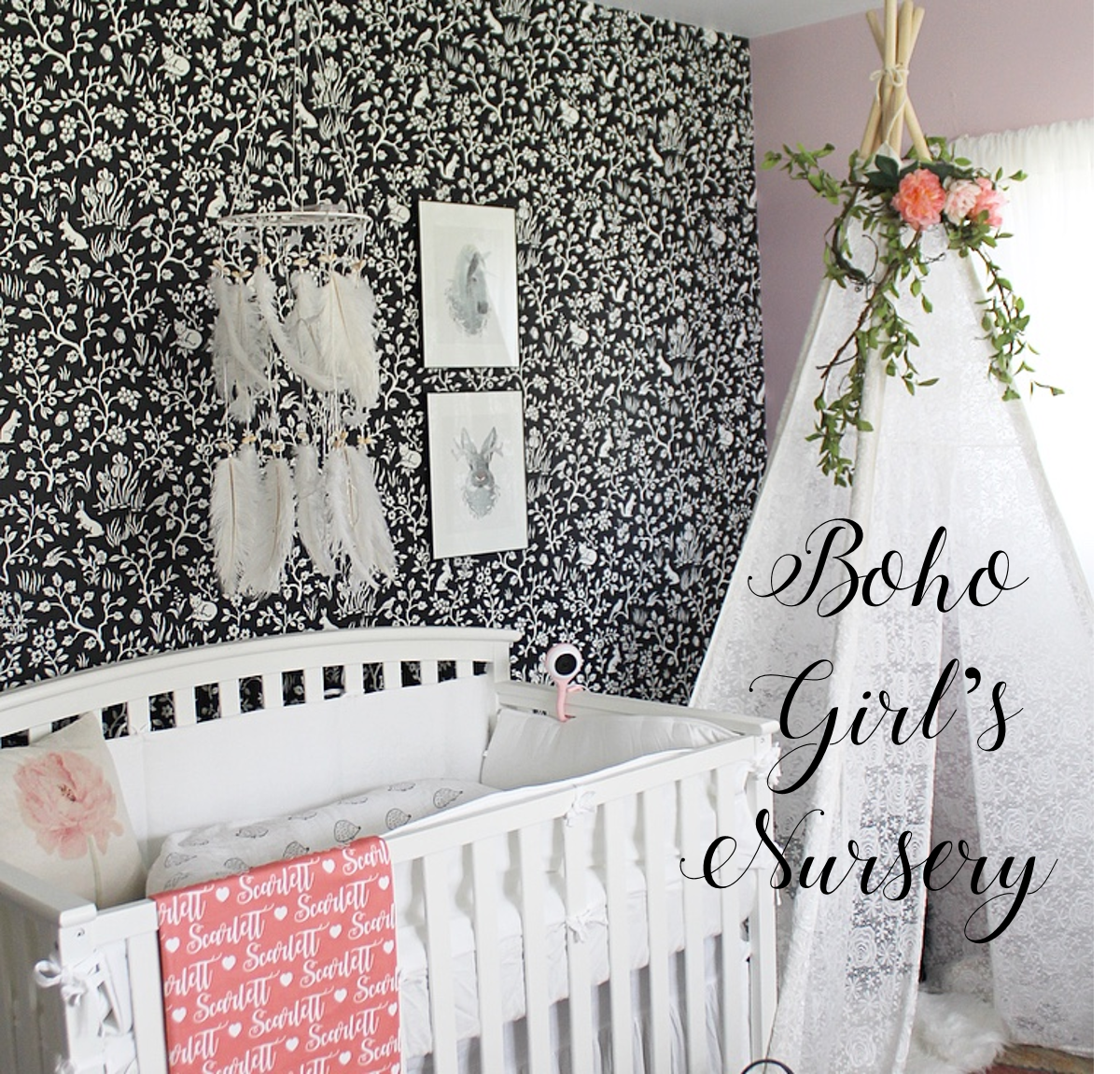 boho themed nursery