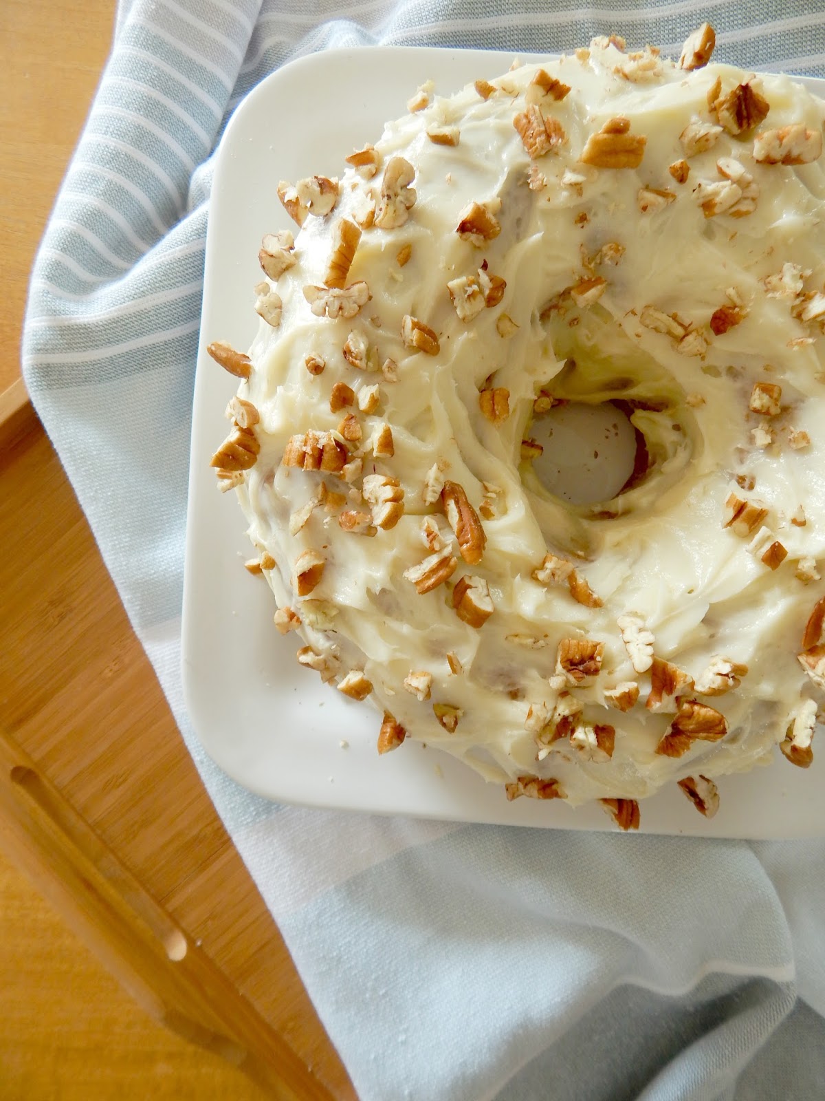 Hummingbird Bundt Cake with Pecan Cream Cheese Frosting Ally's Sweet