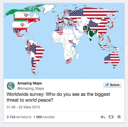 Which Country Is The Greatest Threat to World Peace? – Brilliant Maps