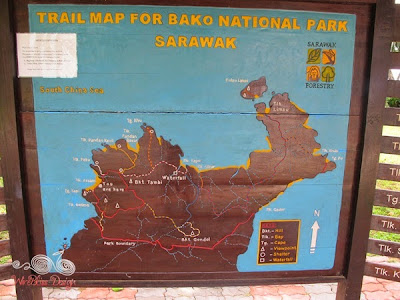 Bako NP Map and Trails - WireBliss