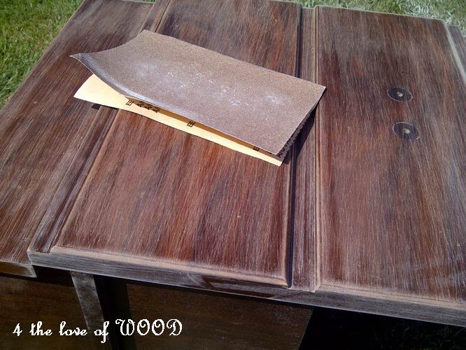 4 the love of wood HOW I PAINT BLACK FURNITURE using latex paint