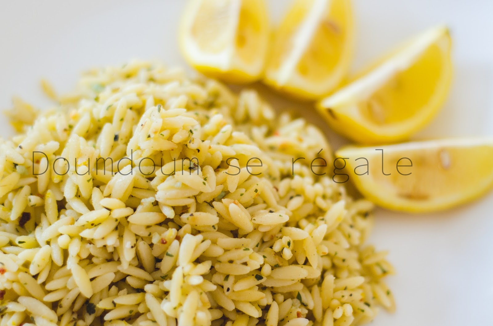 Orzo au citron Doumdoum se régale