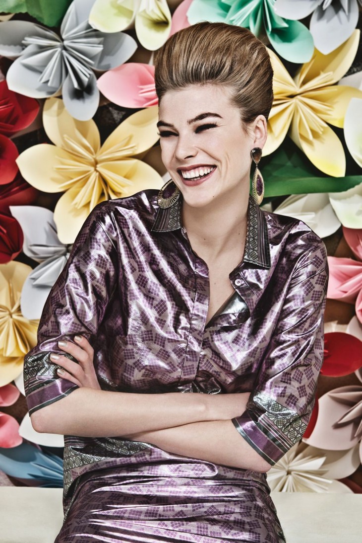 Frida Gustavsson Magazine Photoshoot For Elle Sweden Magazine February