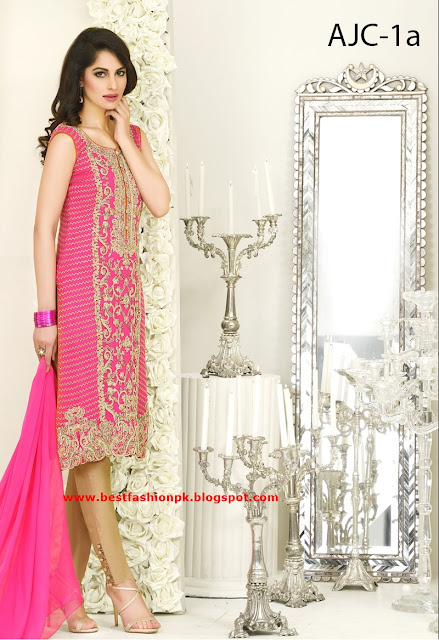 Asim Jofa Embroidered Luxury Chiffon Dresses 2016 www.igvv.blogspot.com