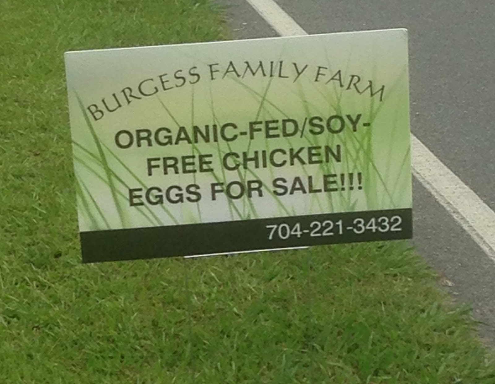 Burgess Family Farm We Have An Official Roadside Sign!!