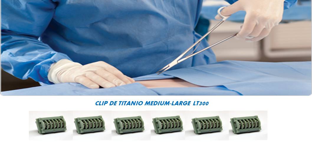 LIGA CLIP LT300, LT400 ETHICON COMERCIAL MAS VIDA