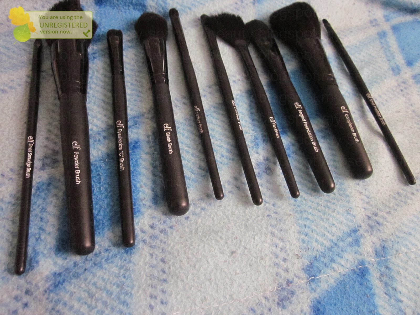 Healthy Nurul Beauty My 11 pieces brush collection from Elf
