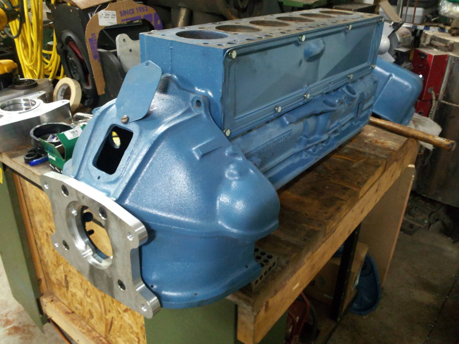 235 Chevy Engine Transmission Adapter