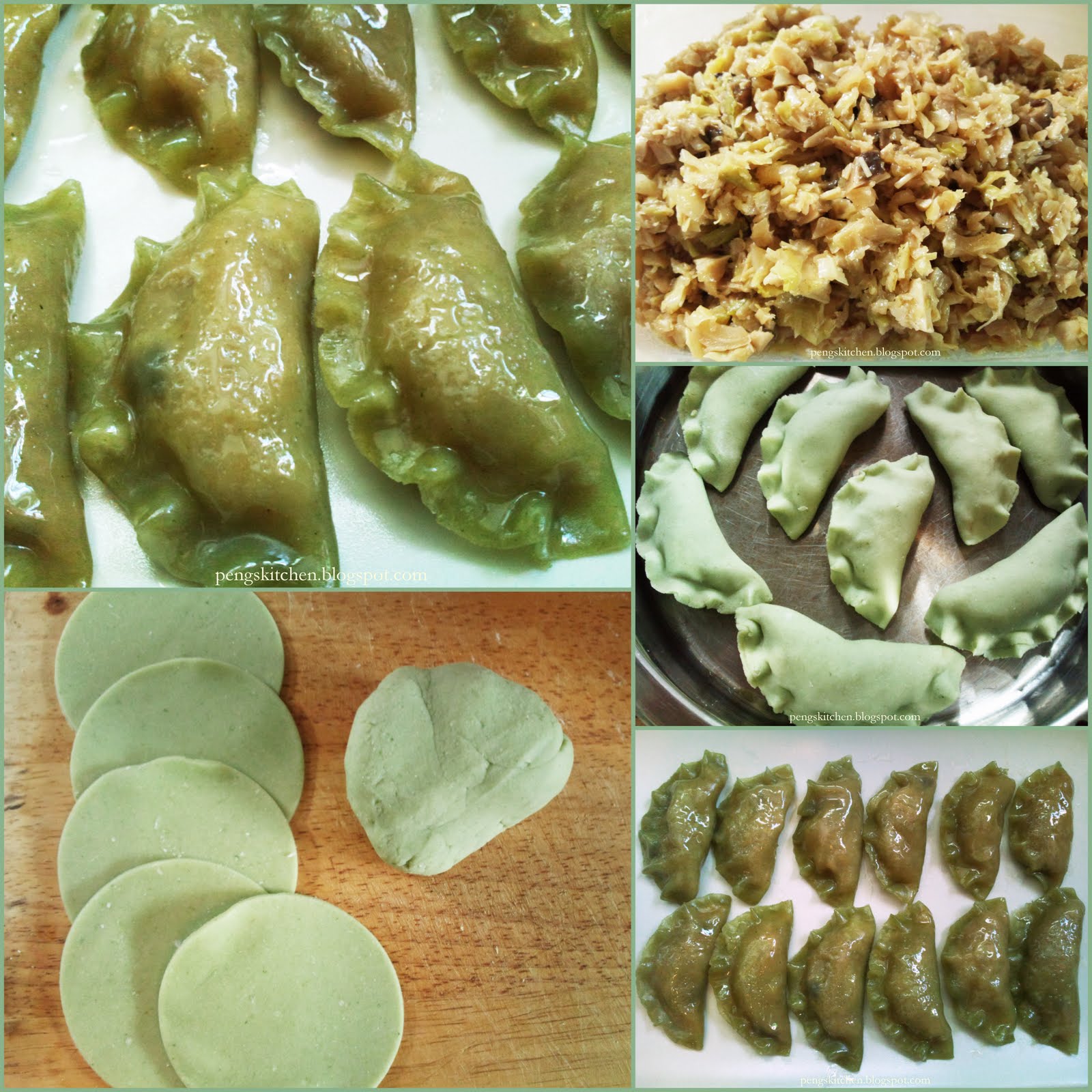 Peng's Kitchen Vegetarian Spinach Dumplings
