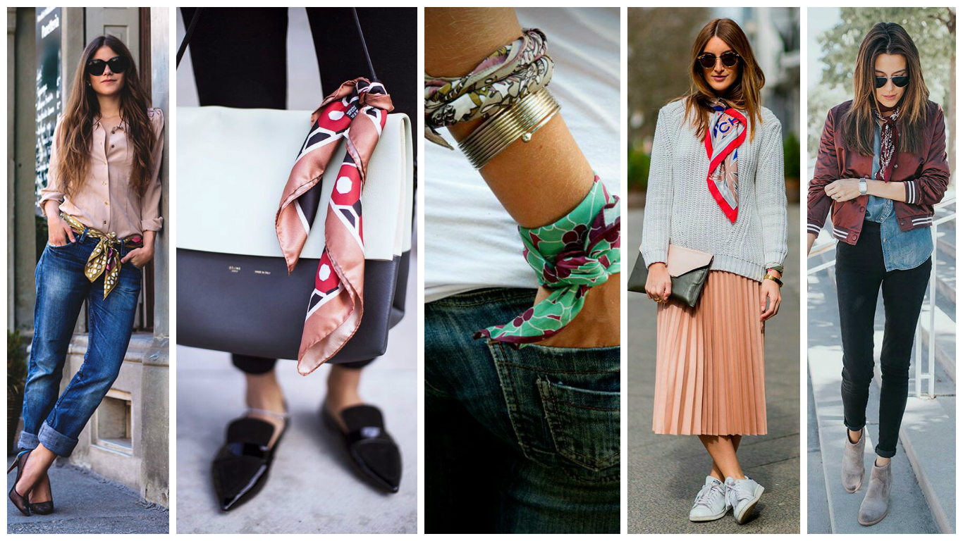 formas de usar lenço truques de styling
