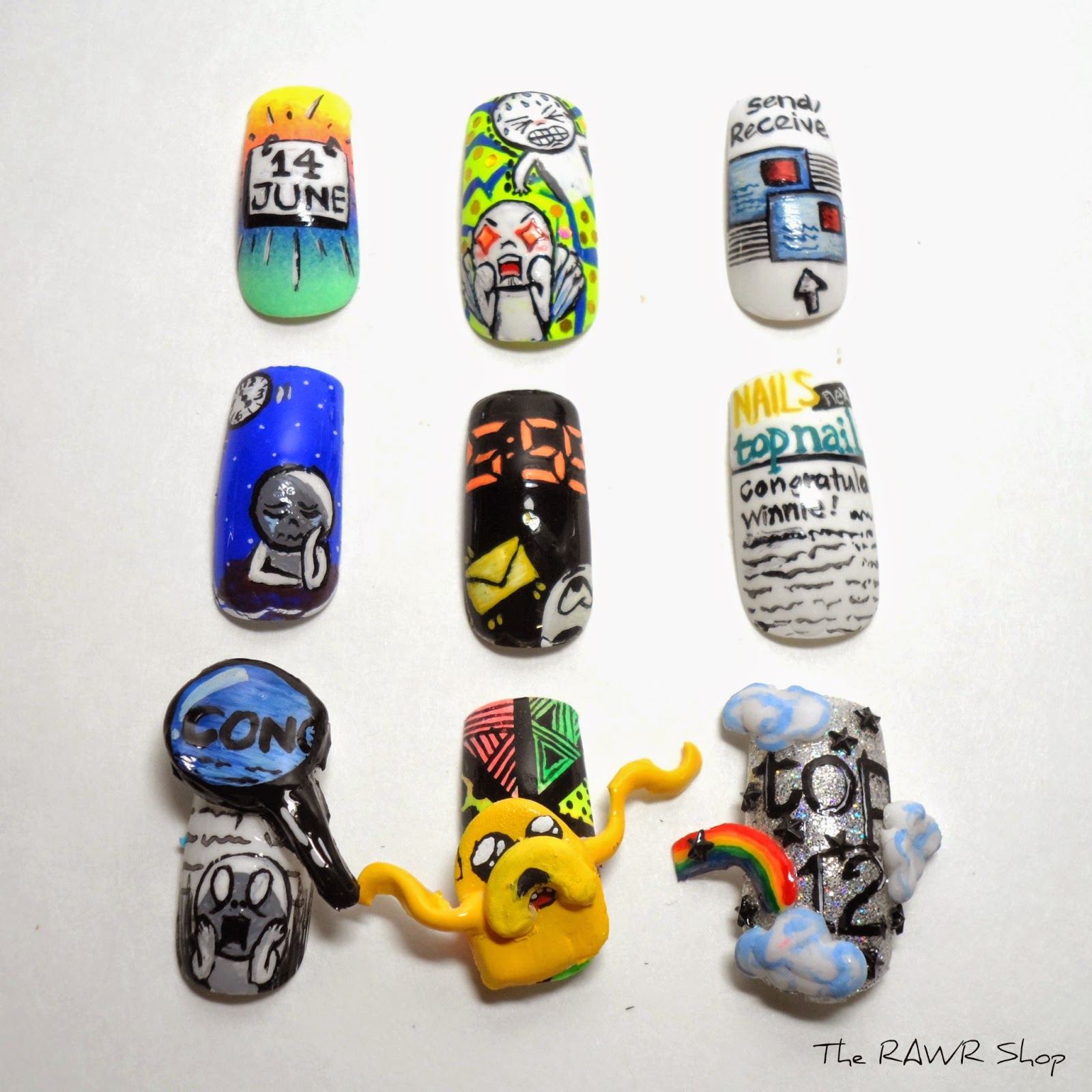The RAWR Shop: Next Top Nail Artist Challenge- Inspired by Top 12