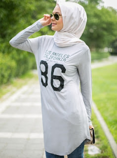 Tren terbaru model busana muslim remaja gaul masa kini trendy dan modis
