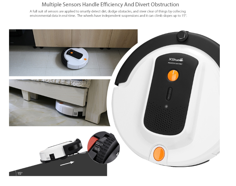 Haier XShuai ShuaiXiaoBao Robot Vacuum Cleaner 3cleaning Modes 4step