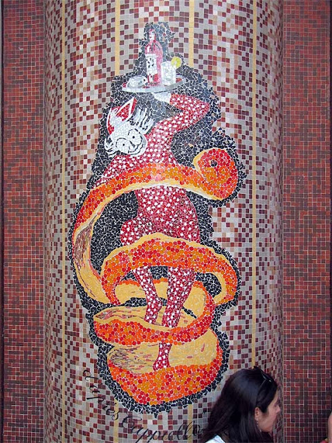 Bitter Campari mosaic d'après Leonetto Cappiello, Paris