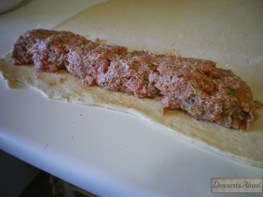 Beyti kebab (elaborando el kebab)