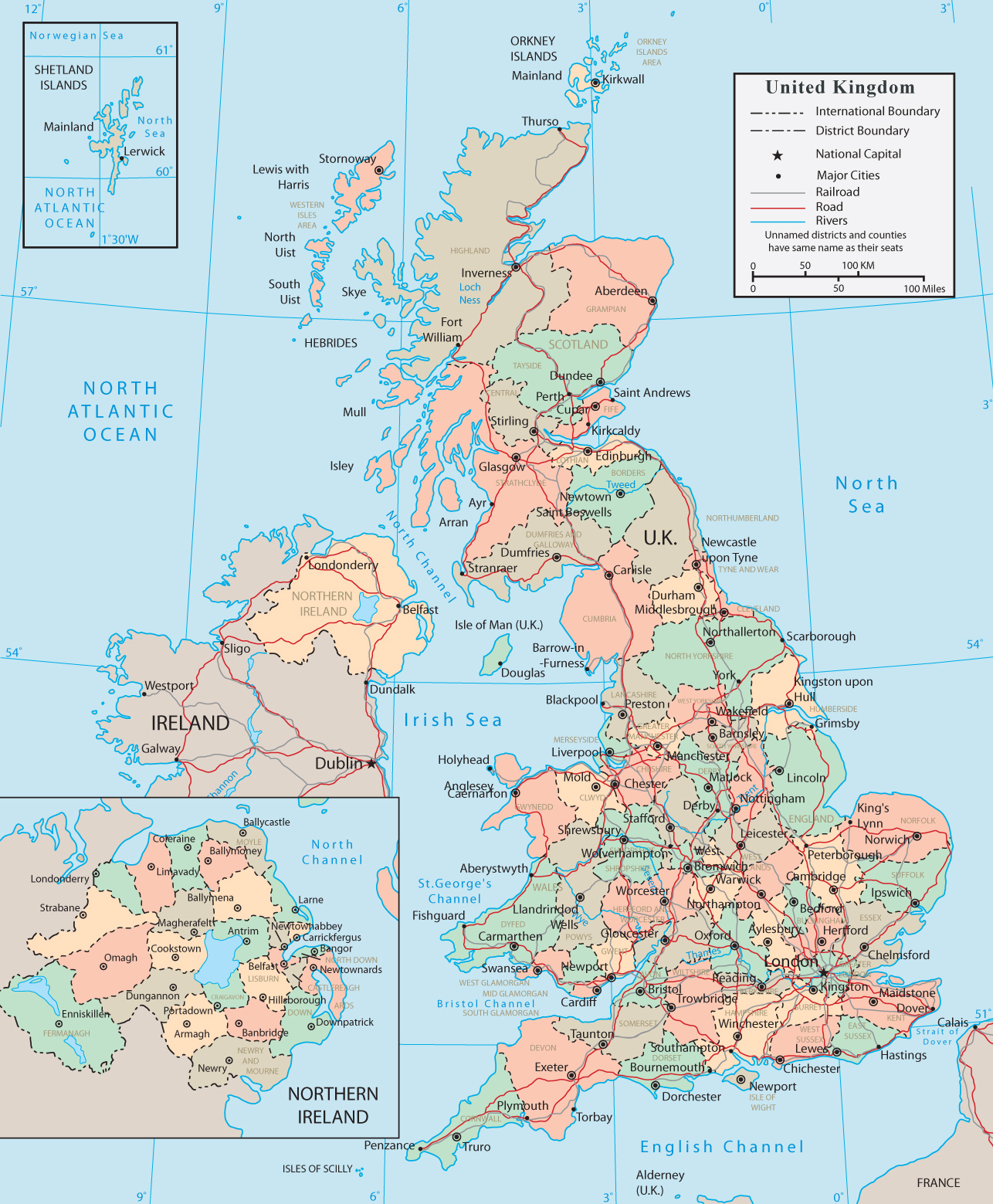 United Kingdom Map - Car Radio | GPS