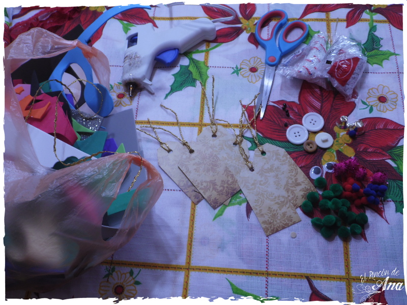 Etiquetas para los regalos navideños y Pan de leche