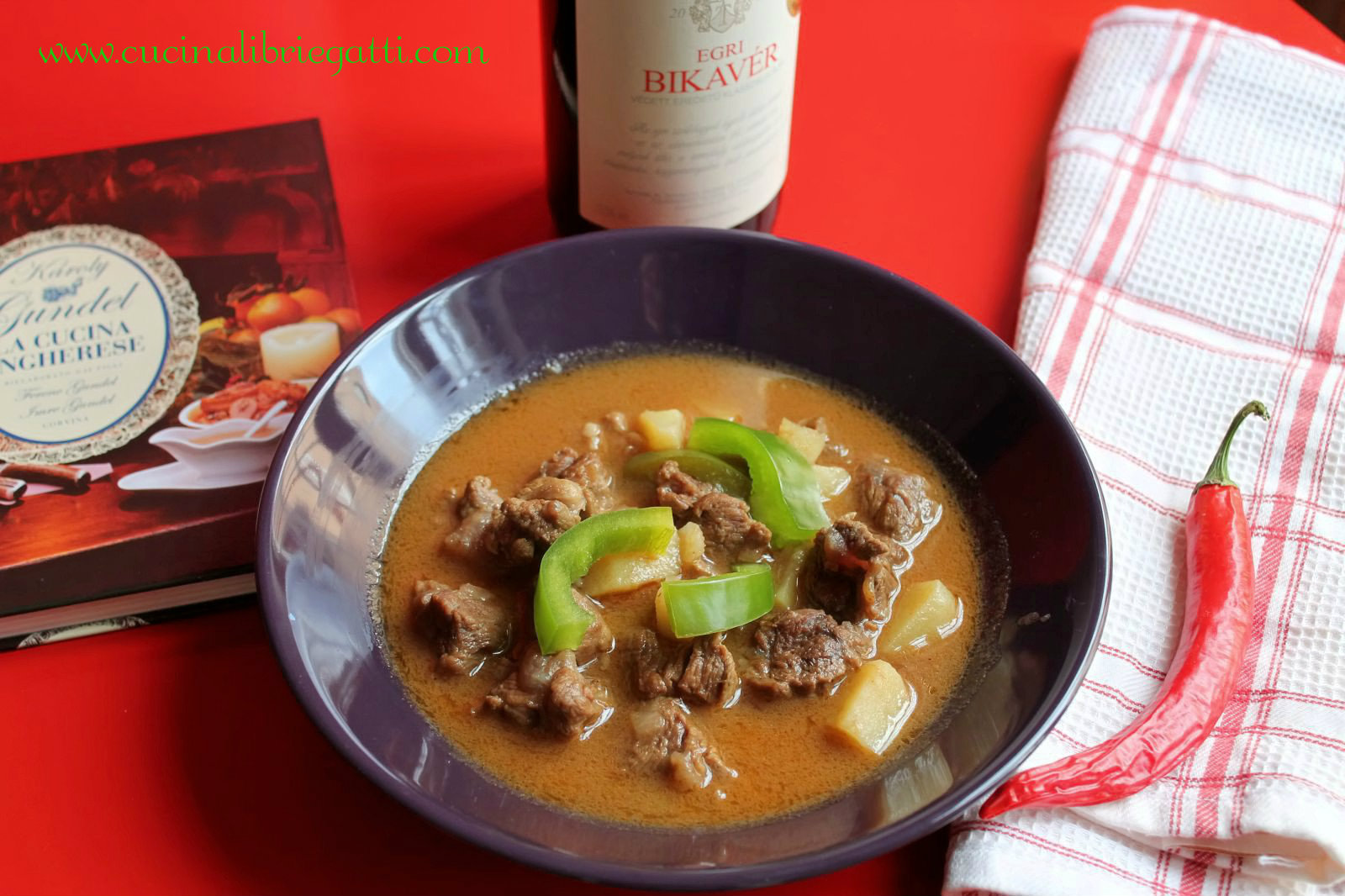 Gulash ungherese ricetta originale con le foto passo passo