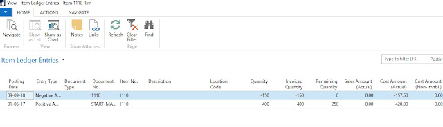 Item Inventory update new feature NAV 2017 Item Ledger Entry Item Inventory update new feature NAV 2017 Item Ledger Entry
