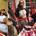 Malia Obama surrounded by cups and bottles of alcohol at a party 