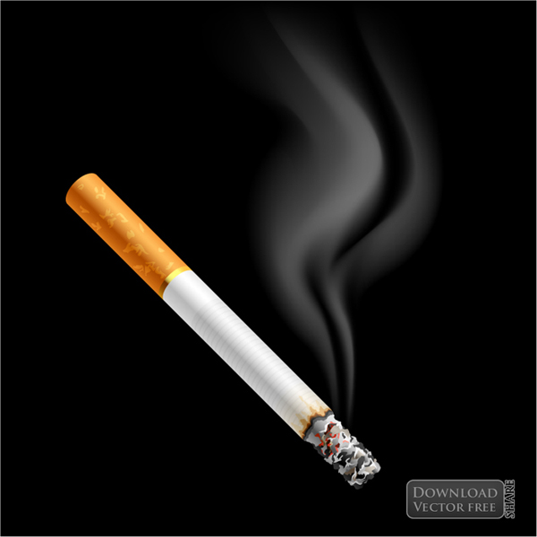 Điếu thuốc lá đang cháy vector 2105 ~ MrPixelVn - Chia sẻ Đồ họa vector  pixel miễn phí
