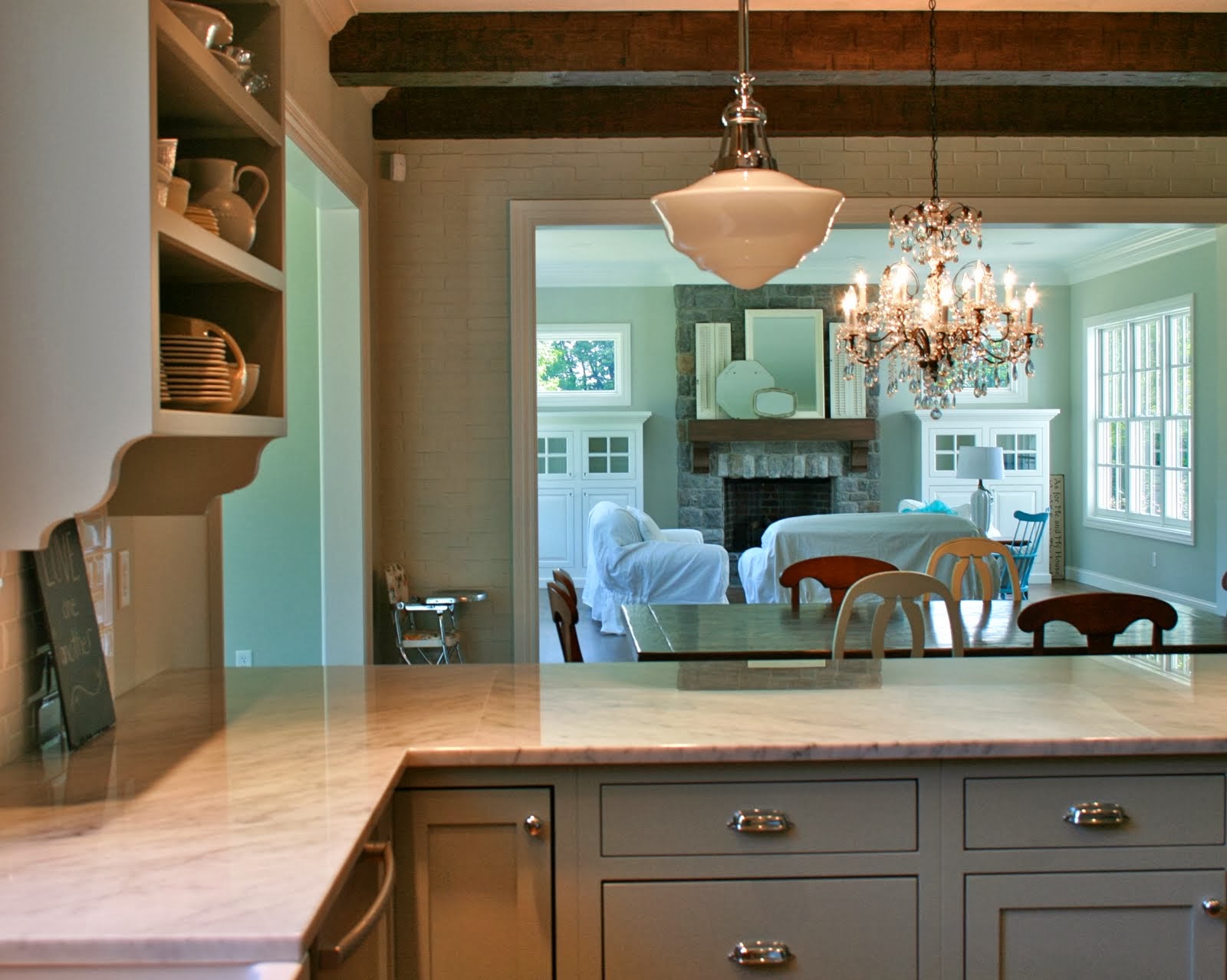 Fieldstone Benjamin Moore Kitchen