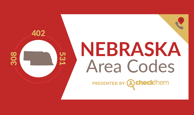 Nebraska Area Codes #infographic ~ Visualistan