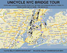 MAP OF NYC BRIDGES CROSSED