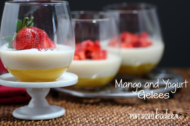Mango and Yogurt Gelees - Simple, delicious, and beautiful to serve. from www.pintsizedbaker.com
