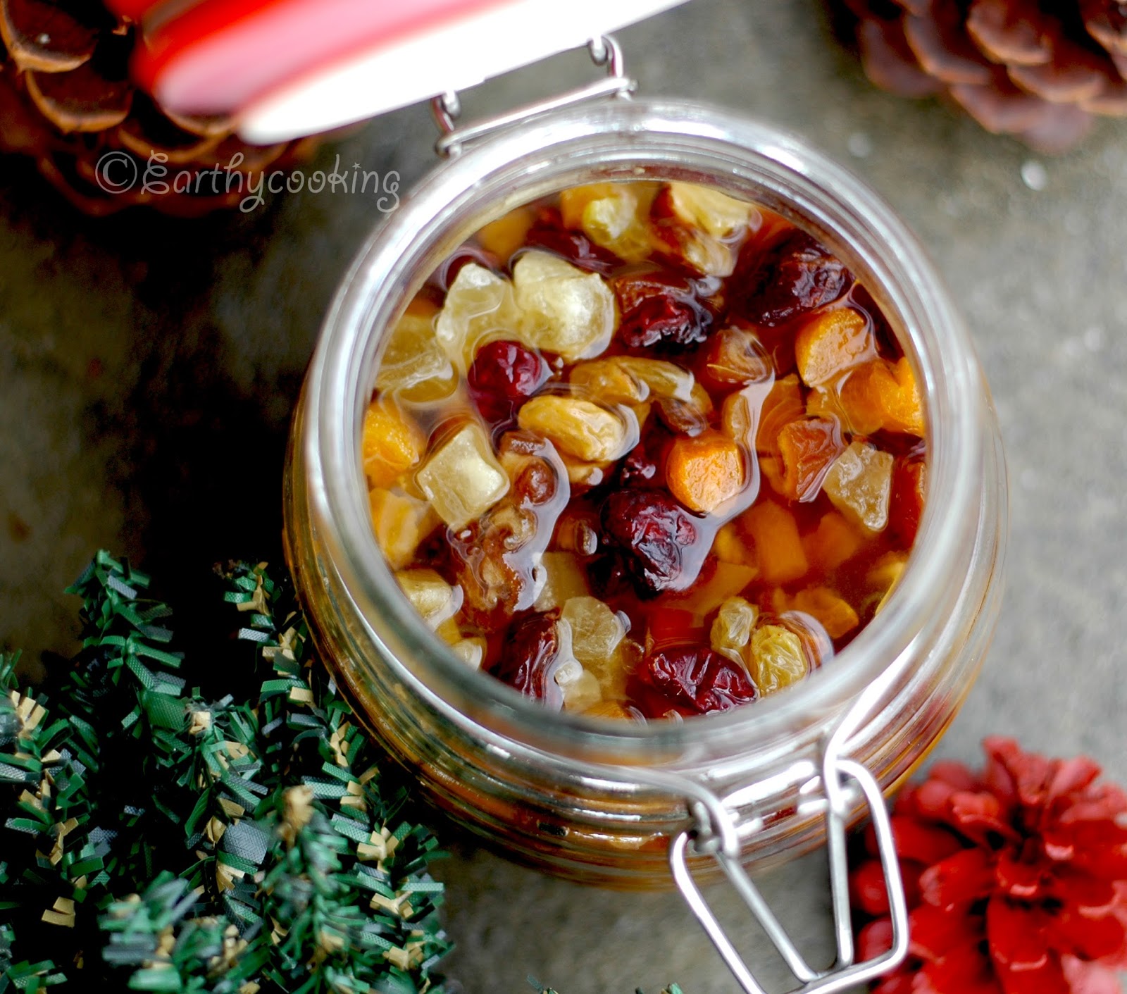 Earthycooking Rum soaked dry fruits