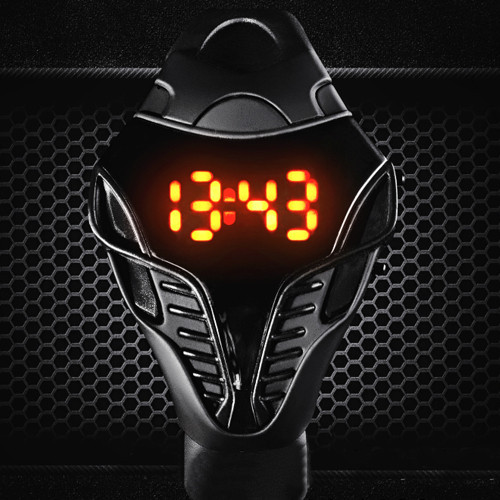 led watch predator jam tangan futuristik keren terbaru