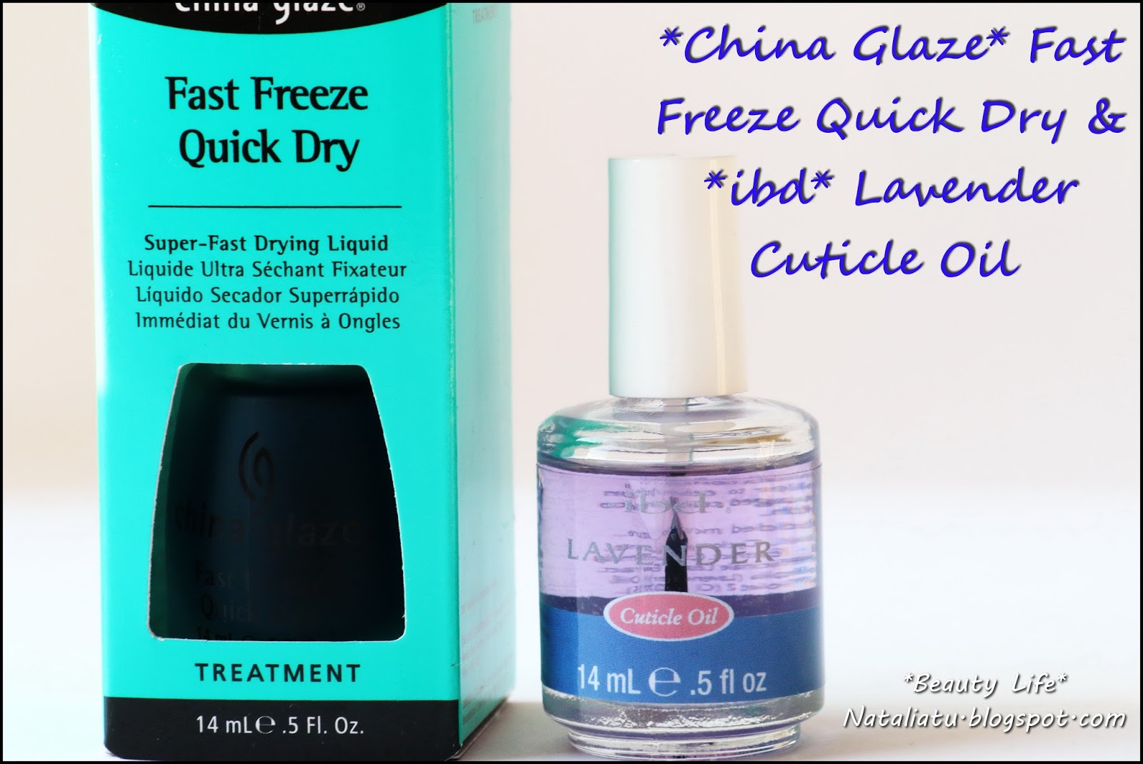 Beauty Life Помощники в маникюре Суперсушка China Glaze Fast Freeze