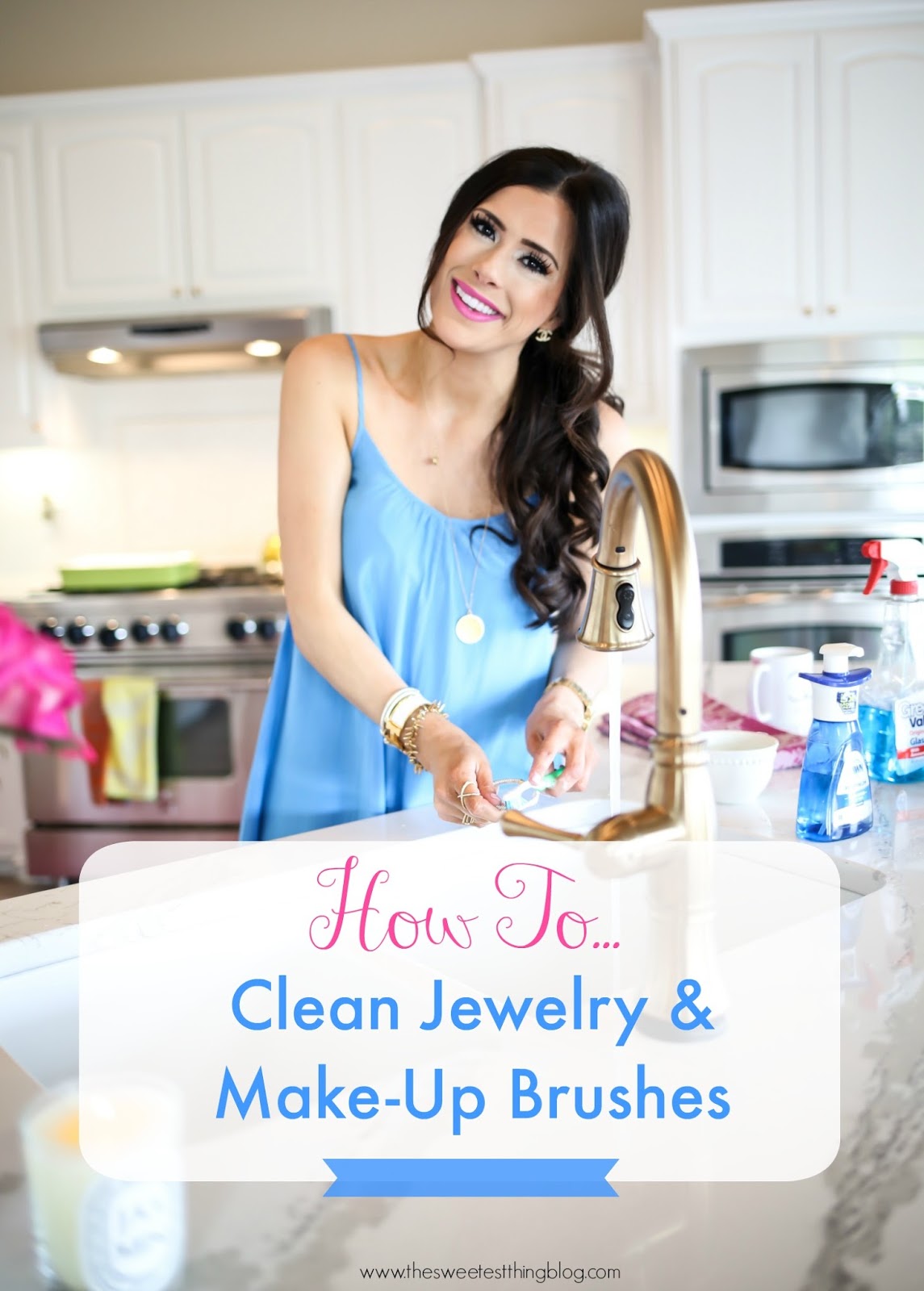 How To Clean Jewelry & MakeUp Brushes w/ Products in Your Kitchen