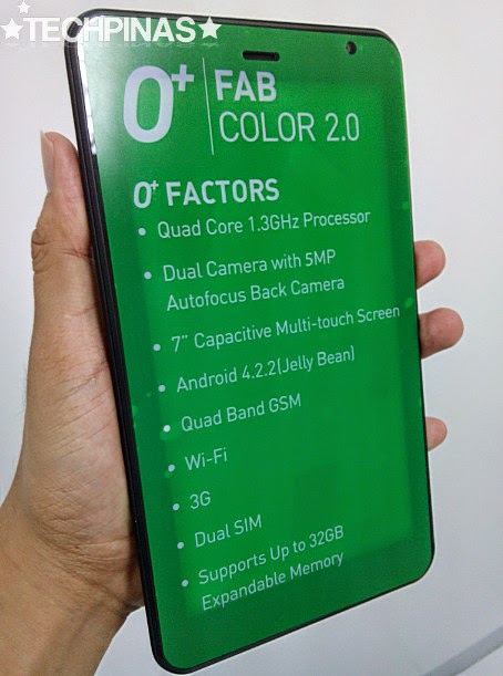 O+ Android Tablet, O+ Fab Color 2.0