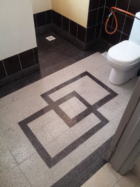 Living With The Zaireen Bathroom Floor Epoxy Coating Master Bathroom