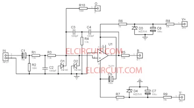 Comparator Circuit Class-D Amplifier