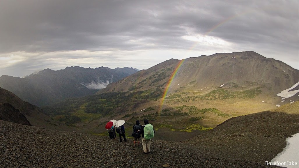Backpacking rainbow