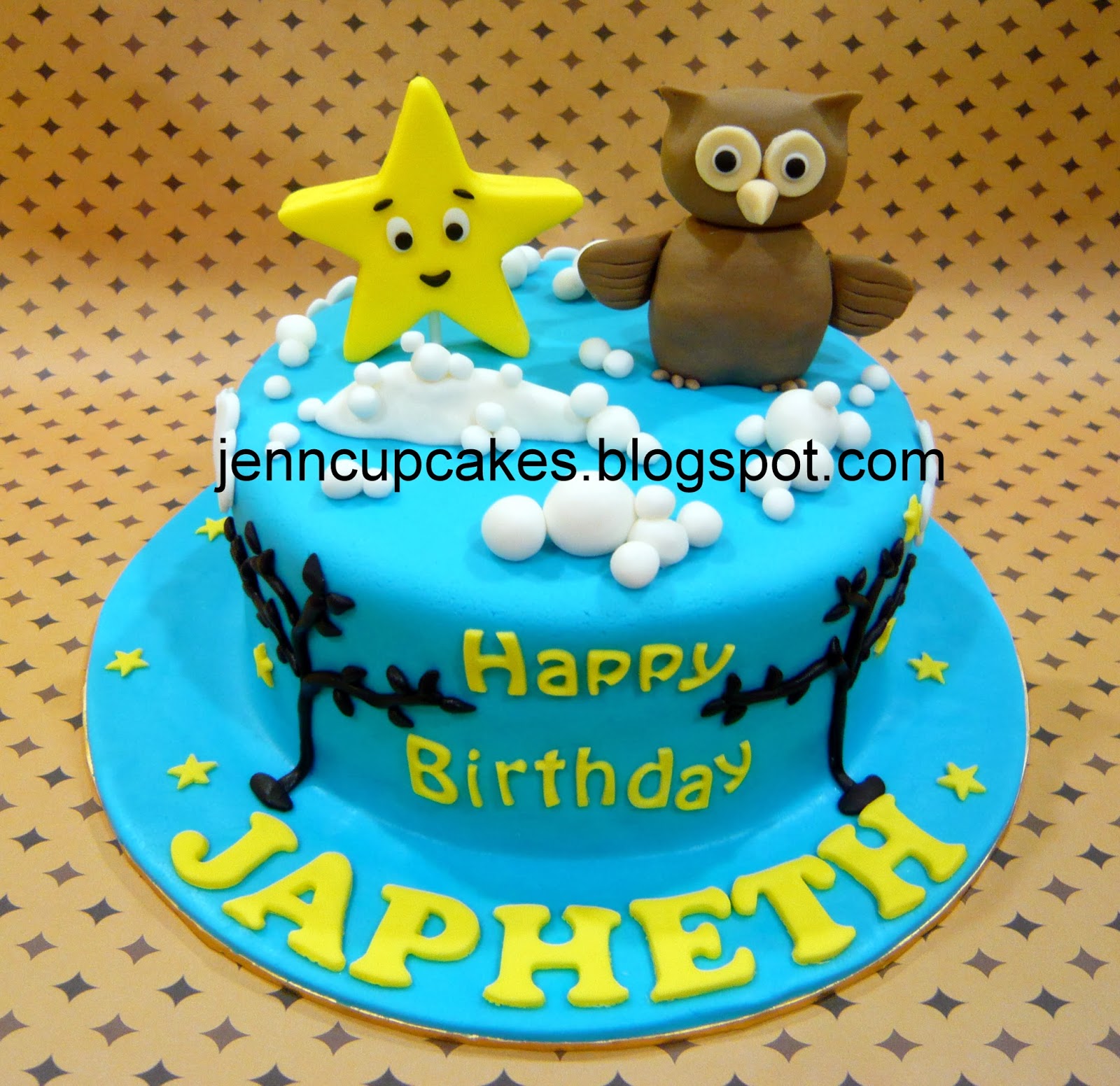Jenn Cupcakes &amp; Muffins: &amp;#39;Twinkle Twinkle Little Star&amp;#39; Cake