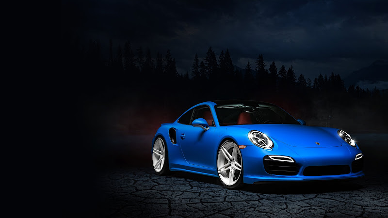 HOT Blue Porsche 991 HD