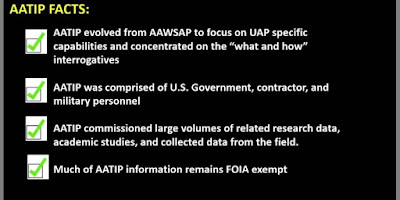 Elizondo slide 5 Luis Elizondo revela que el programa secreto del Pentágono que estudiaba los ovnis NUNCA TERMINO