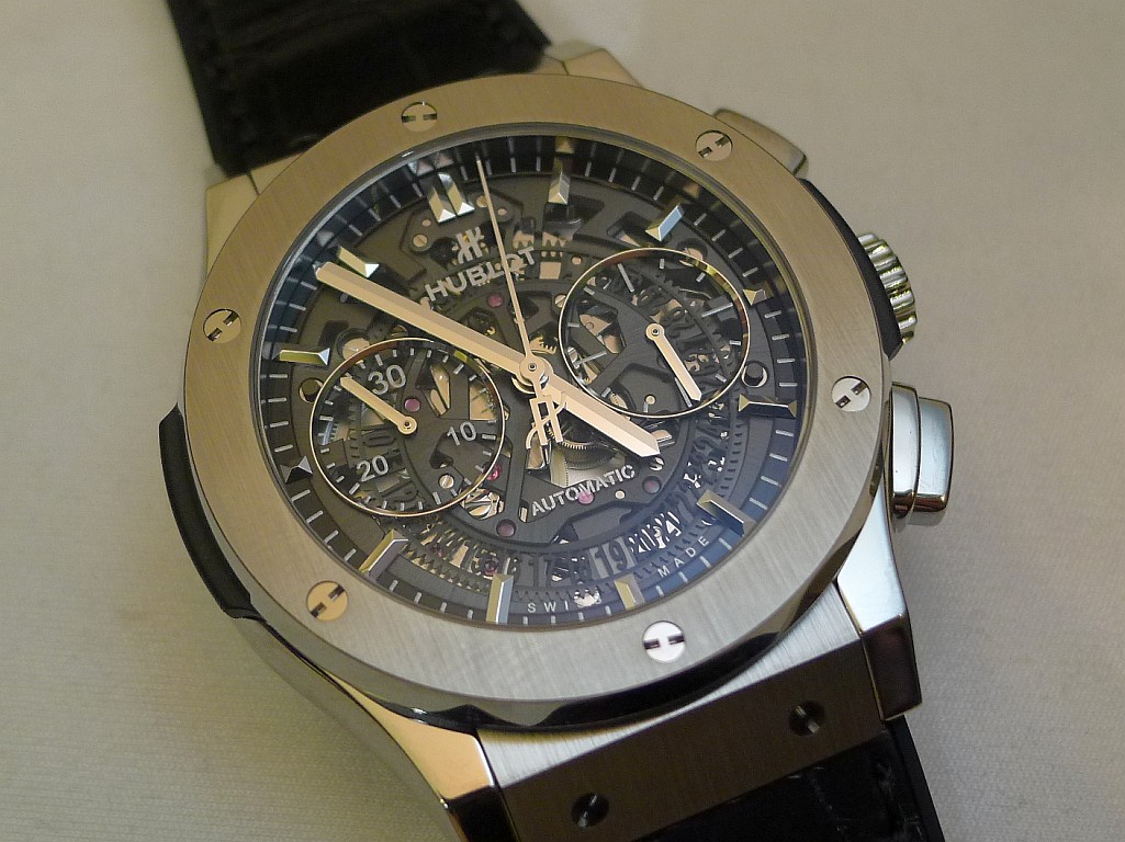 Montre Homme Automatique Squelette Style Hublot: Montre Homme Automatique Squelette Style Hublot: