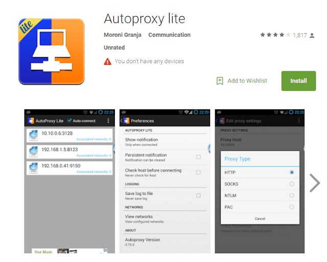 Cara Membuka Situs Yang Diblokir Android Dengan Mudah Cara membuka situs yang diblokir android dengan Aplikasi Auto Proxy