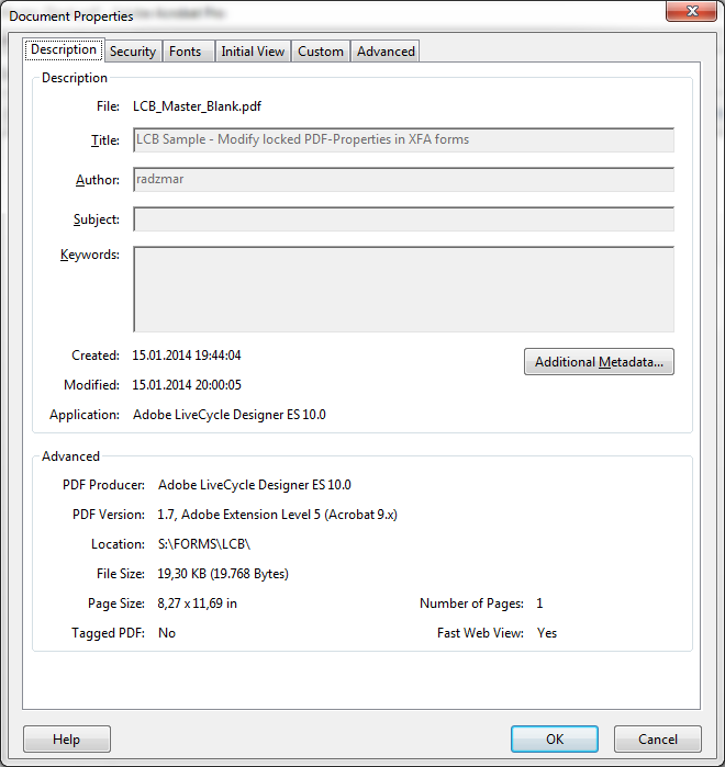 LiveCycle Blog: Gesperrte PDF-Eigenschaften in XFA-Formularen ändern ...