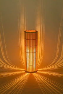 contoh lampu hias cantik dari bambu