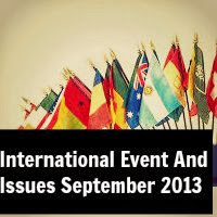 International Events and Issues September 2013