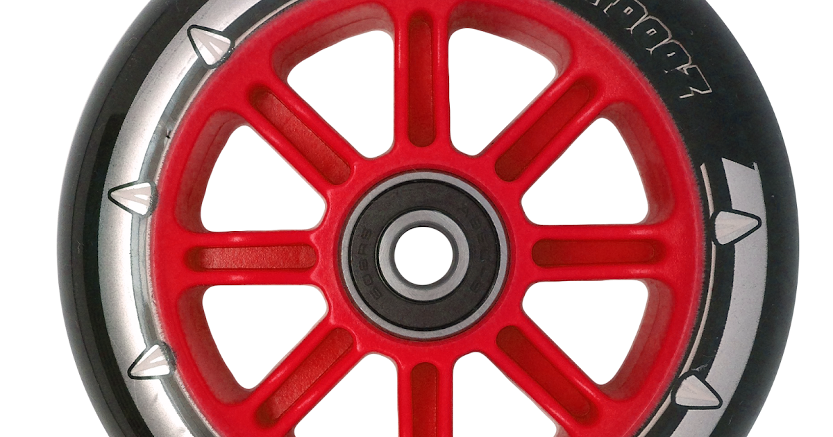 Team Dogz Scooters NEW Pro Nylon Wheel Red Core Black PU