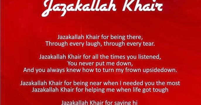Jazakallah Khair To Female / What we should say instead of a simple