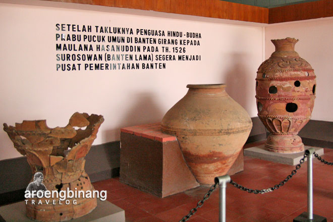 gerabah kuno surosowan museum situs kepurbakalaan banten lama serang