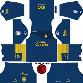 UD Las Palmas 2017/18 - Dream League Soccer Kits