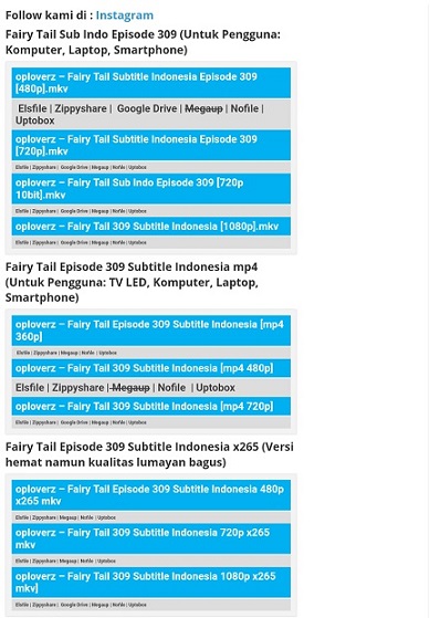 Anime 720p Direct Download